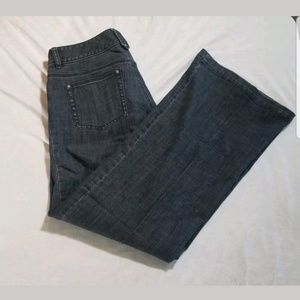 Michael Kors Dark Blue Boot Cut Women's Jeans 8